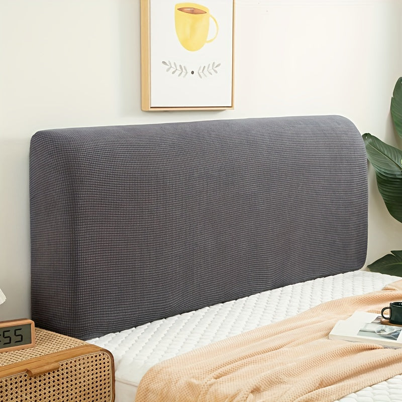 Machine Washable Polyester Fiber Fill Headboard Cover with Macaron-Inspired Corn Texture