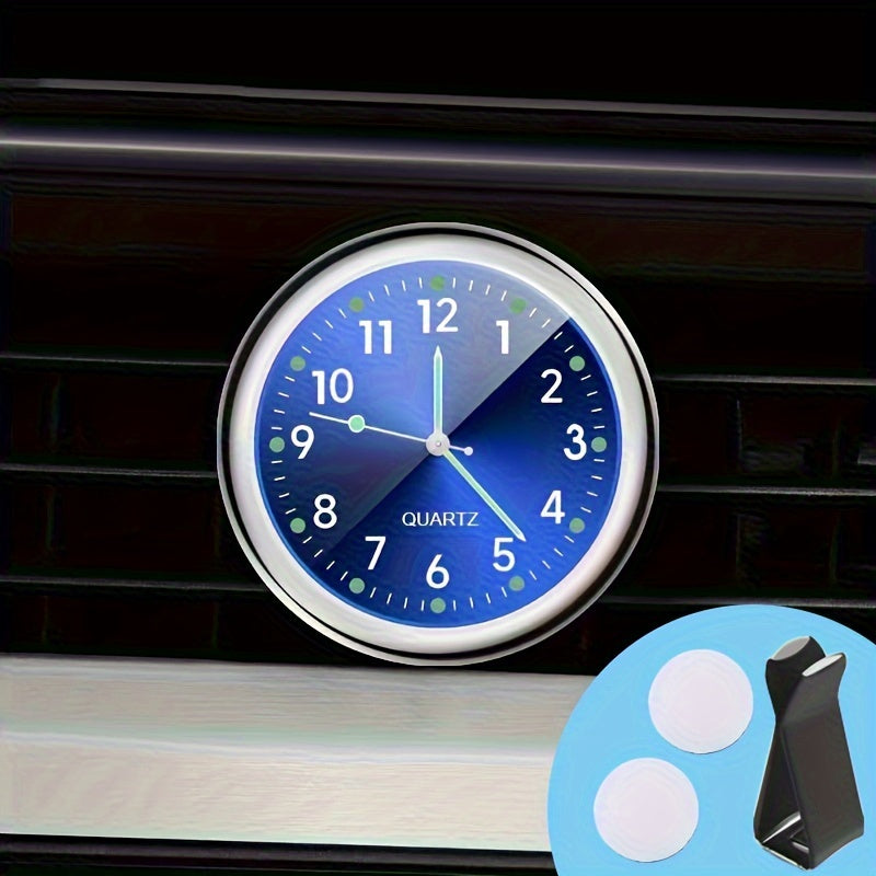 Настройка часов на приборной панели автомобиля, мини-светящийся вентилятор для украшения автомобиля