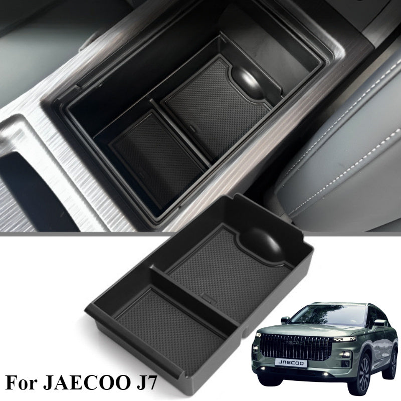 Car Interior Center Console Armrest Storage Box with Cup Holder