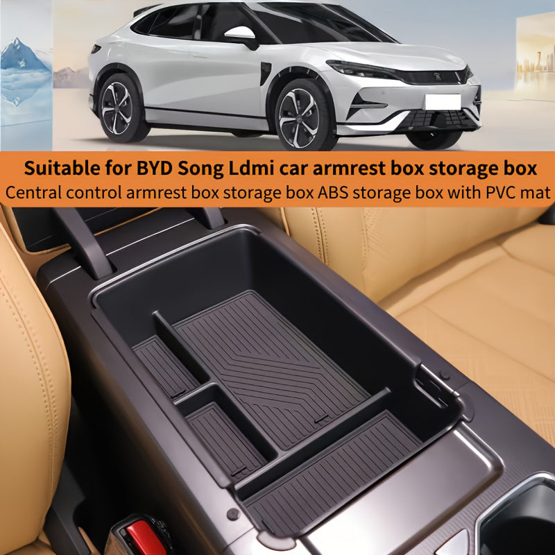 Car Organizer Central Control Armrest Storage Box Durable ABS for Sedan Cab