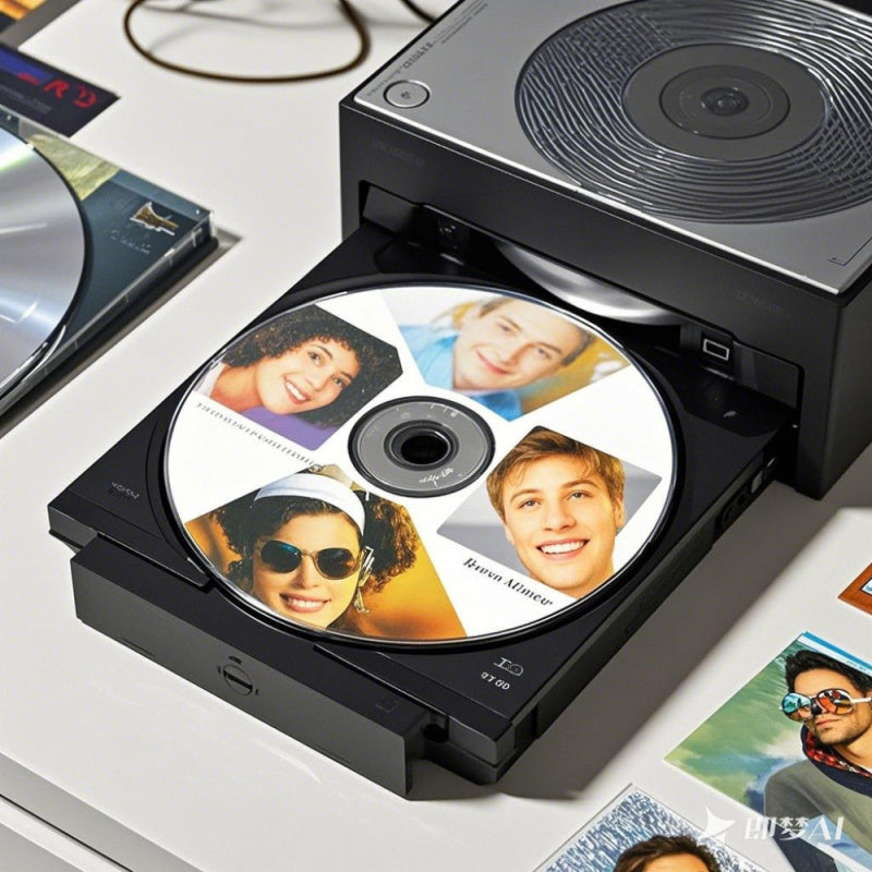 Writeable CD Surface for Custom DVD Covers Non-Wood Battery-Free Easy to Use