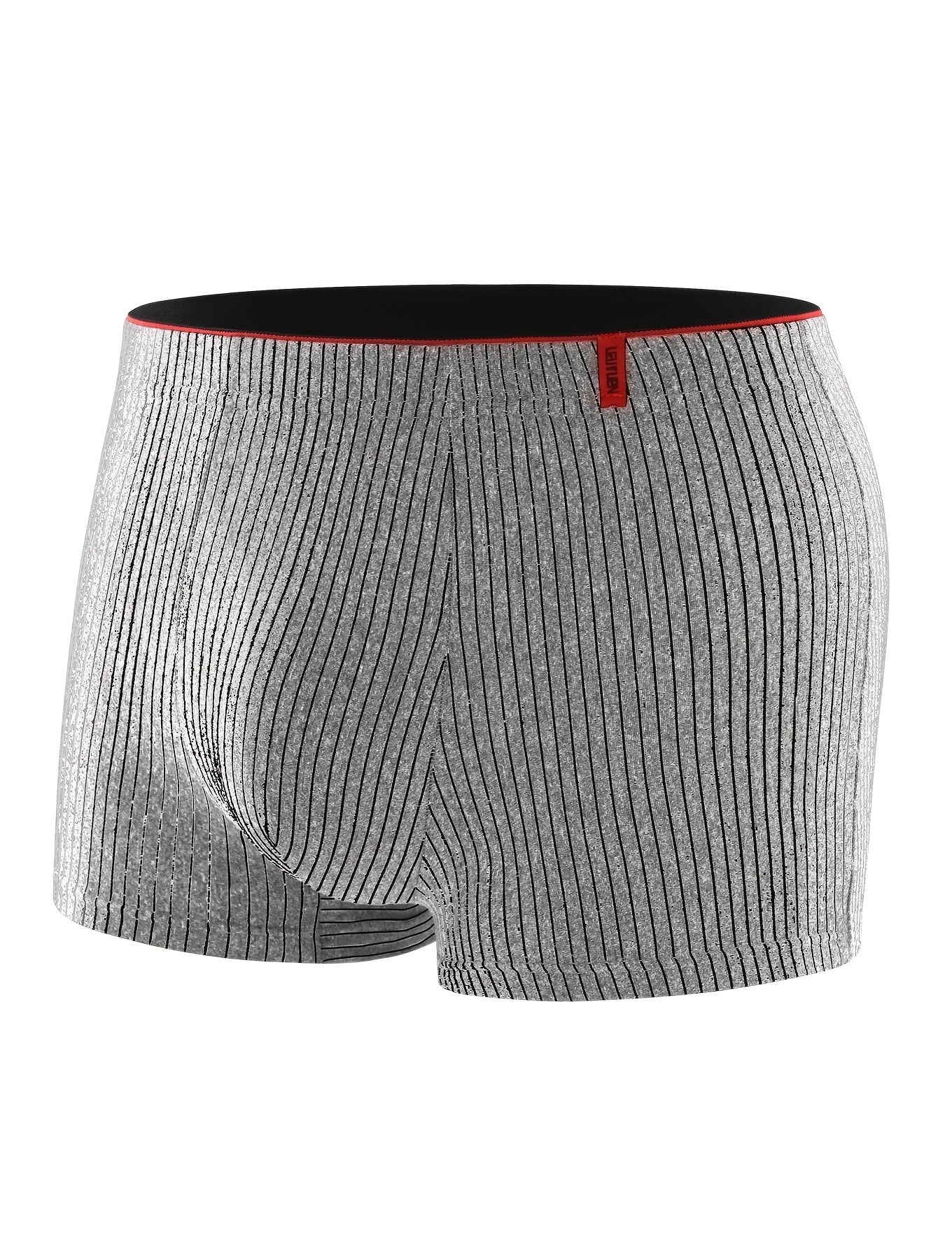 Men's Striped Breathable Polyester Spandex Boxer Shorts 1 4 8 Pack