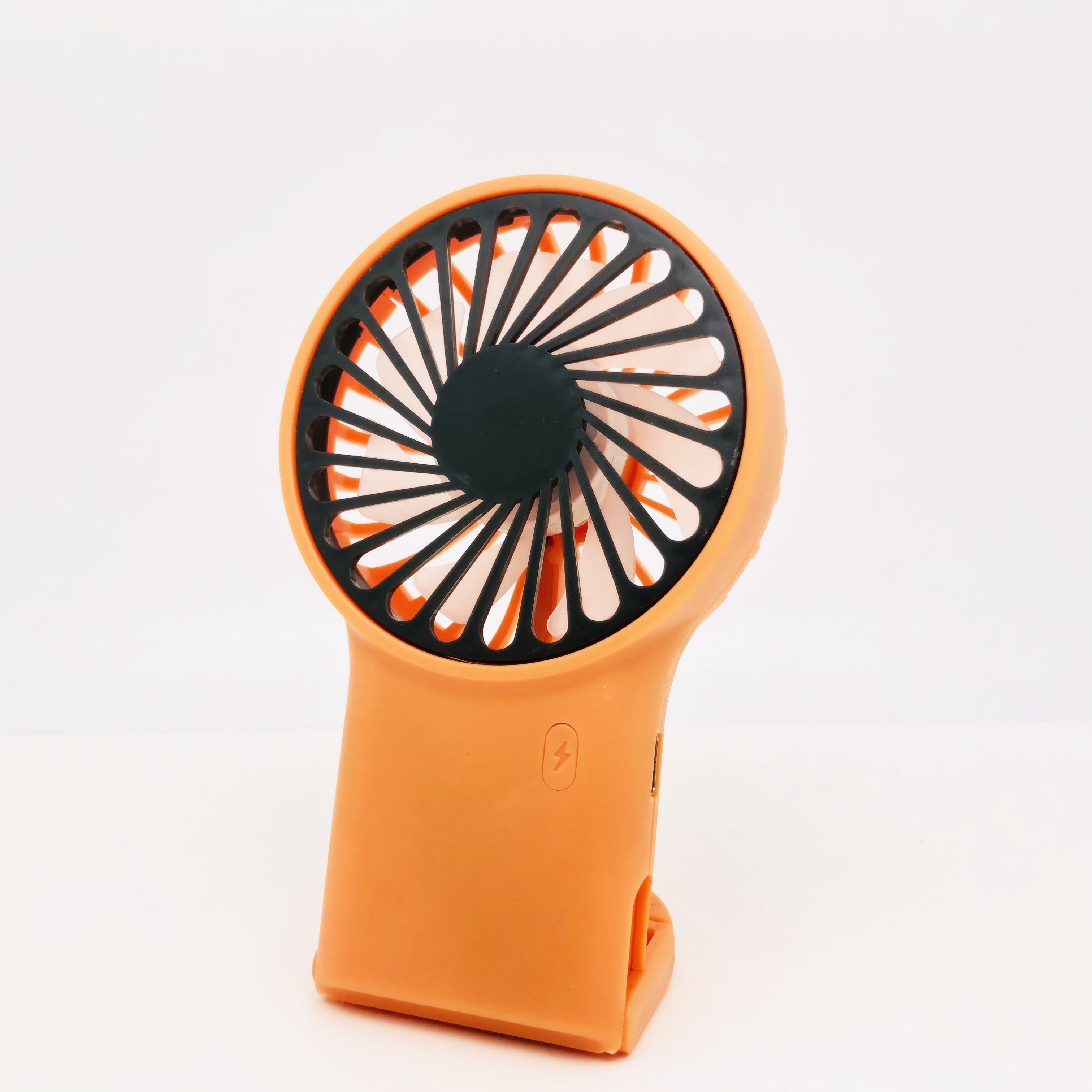 Mini USB Rechargeable Portable Fan with Carabiner Clip for Travel and Outdoor Use