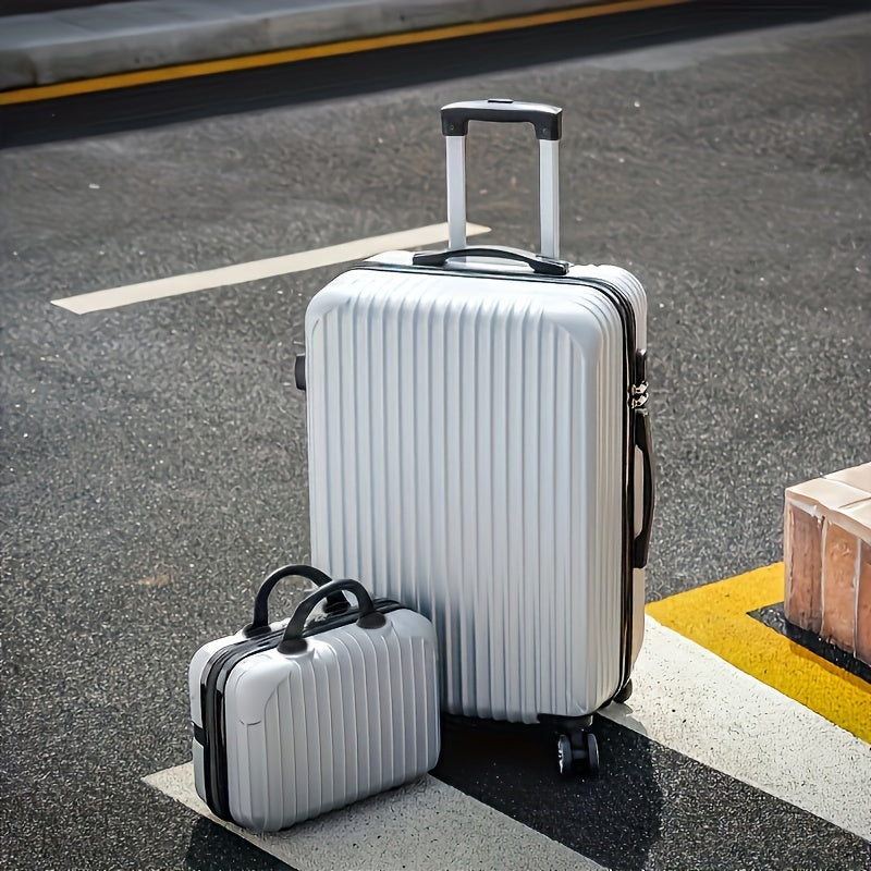 Maleta de carcasa dura duradera para mujeres y hombres con ruedas giratorias
