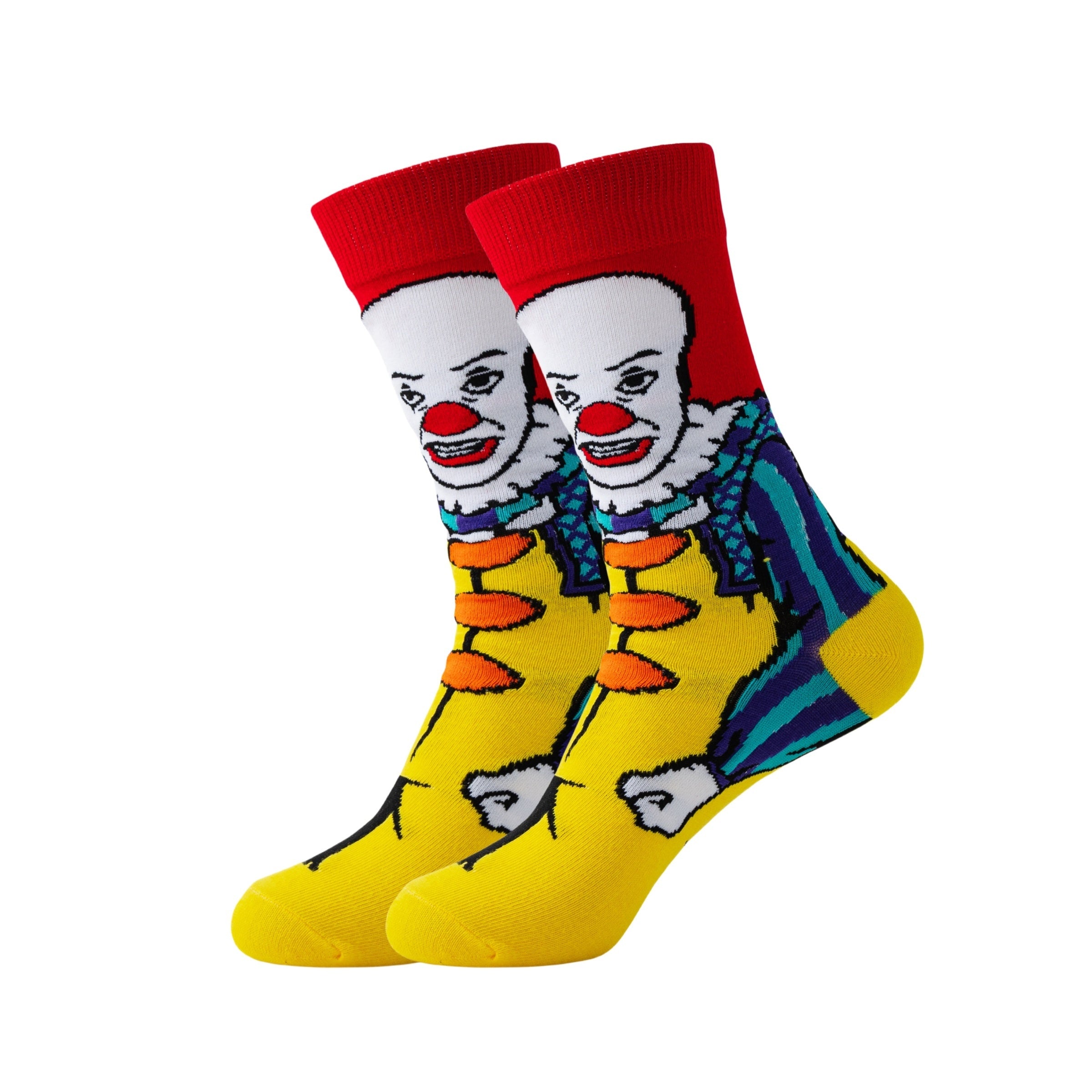 5/10 Pairs Cartoon Graphic Crew Socks Breathable Casual Street Style