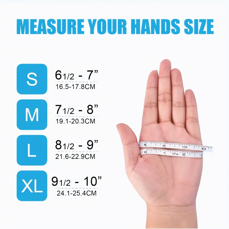 Bir martalik shaffof vinil qo'lqoplar 30/50/100 dona, suv o'tkazmaydigan, tozalash, oziq-ovqat, tatu uchun