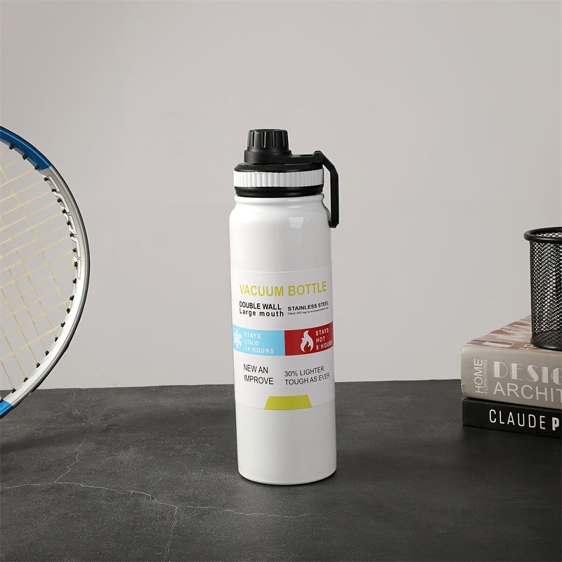 Stainless Steel Vacuum Insulated Carafe 20oz Leak-Proof Hot Cold Beverage Bottle