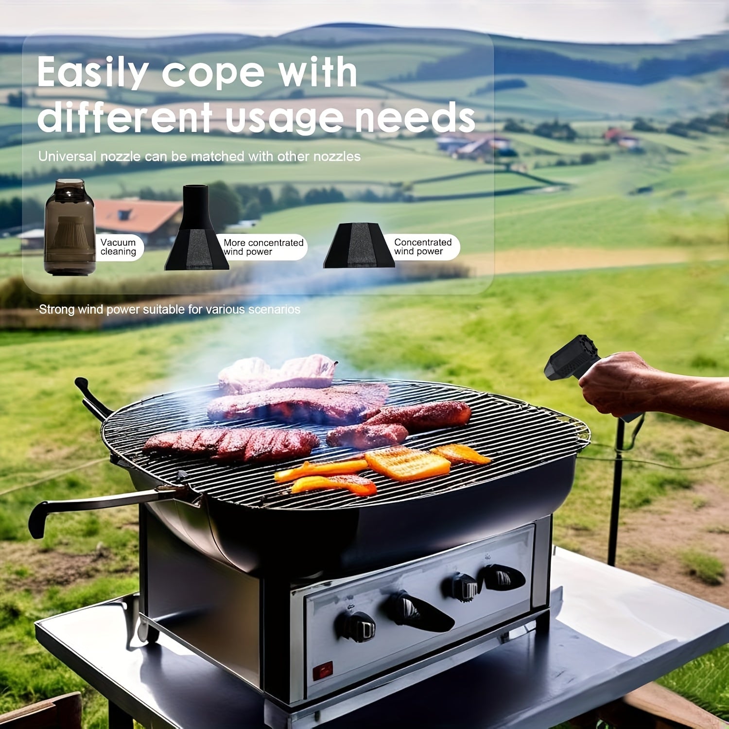 Портативный беспроводной турбированный вентилятор- blow для очистки клавиатуры и устройств