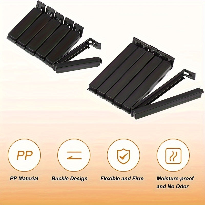 Set of 30 Food Bag Sealing Clips Moisture-Proof Reusable Airtight Kitchen Storage