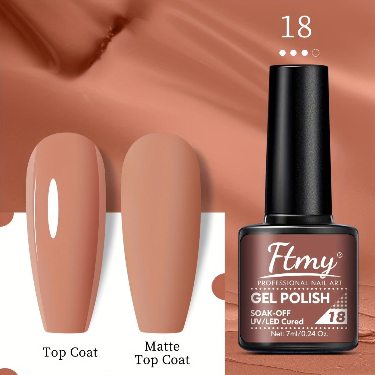 Women Gel Nail Polish Strong Bright Colors Long-Lasting