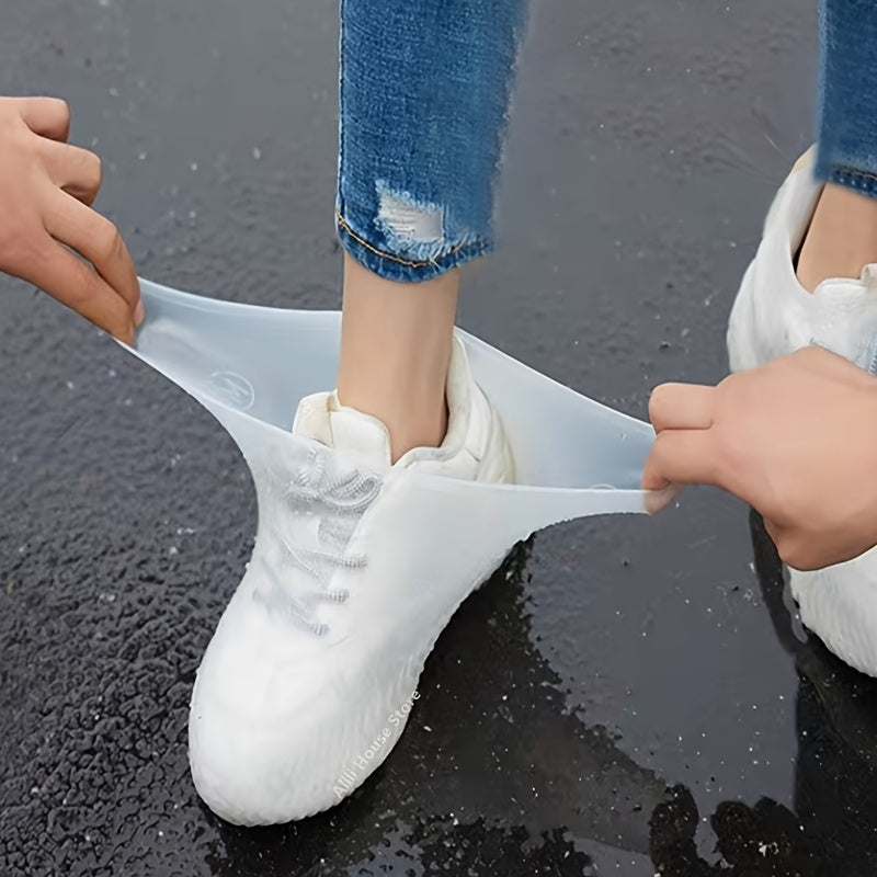 Unisex Waterproof Shoe Covers Durable Rainy Day Boot Protectors