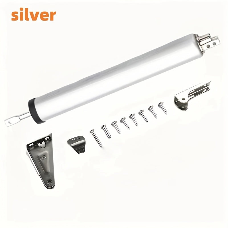 Automatic Household Door Closer with Silent Buffer in Black Silver White Coffee for Wooden Doors
