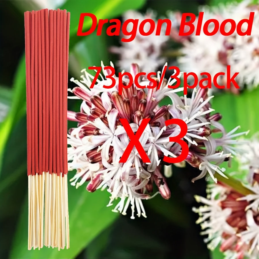 24-Pack Handmade Bamboo Incense Sticks 22cm with 7 Aromatic Scents for Home Use