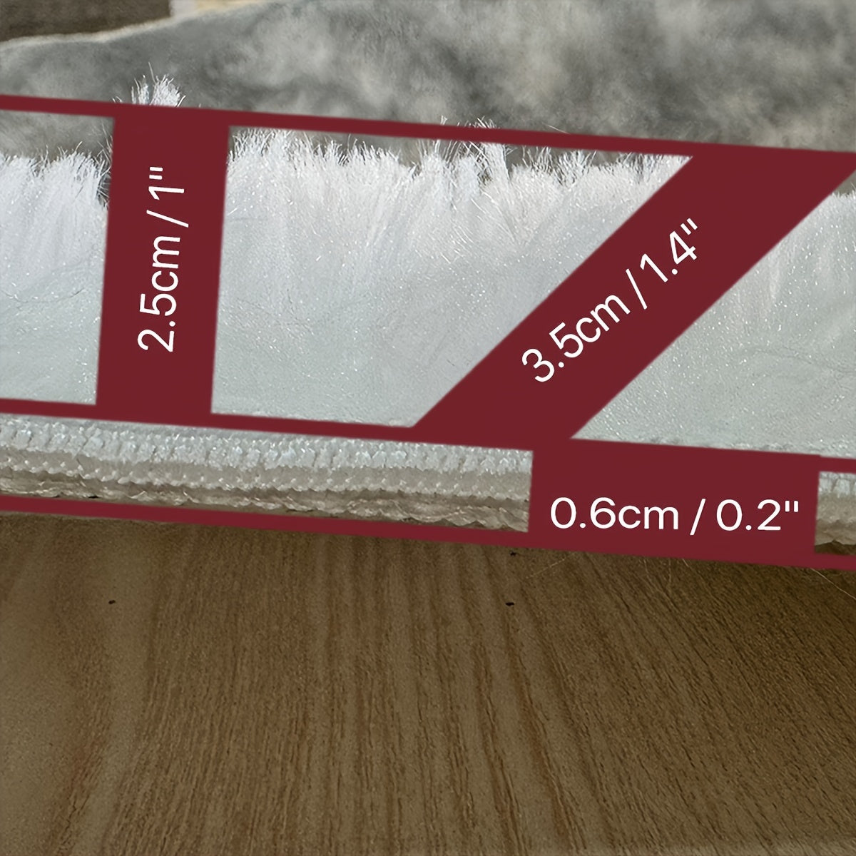 White Round Plush Area Rug Thick Durable Faux Fur Cozy Home Decor