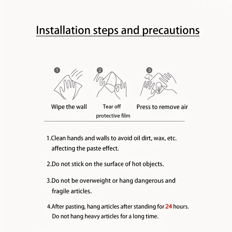 10 Transparent Waterproof Adhesive Hooks for Bathroom Wall Hanging