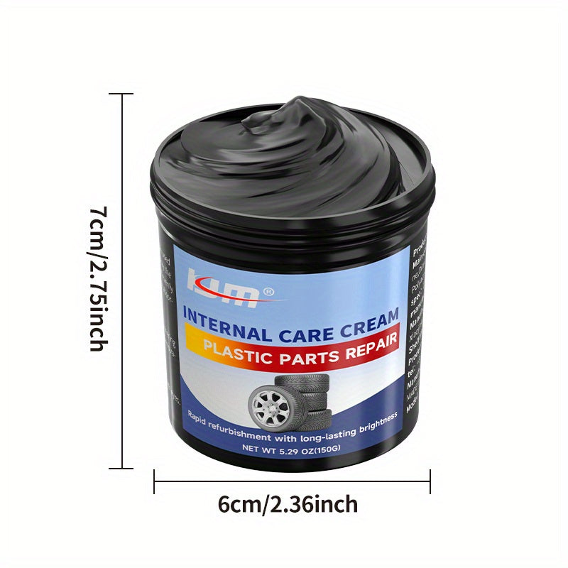 Car Detailing Solution for Plastic Refurbishment and Tire Shine Maintenance 5.29 oz