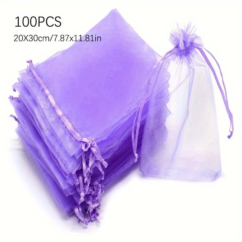 20x30cm Garden Netting Bags for Pest Control Protecting Fruits from Birds and Insects Pack of 50 or 100