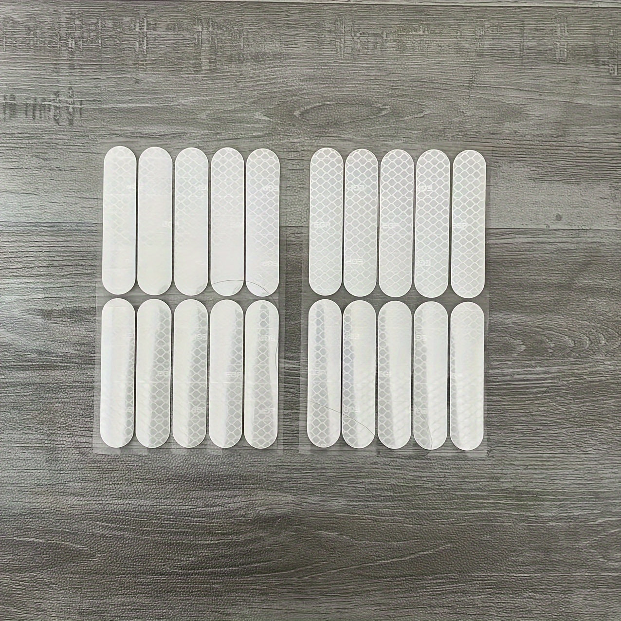 10 ta PVC reflektiv xavfsizlik stikerlari, shlyapa va transport vositalari uchun, har qanday ob-havo sharoitida ko'rinish uchun decal