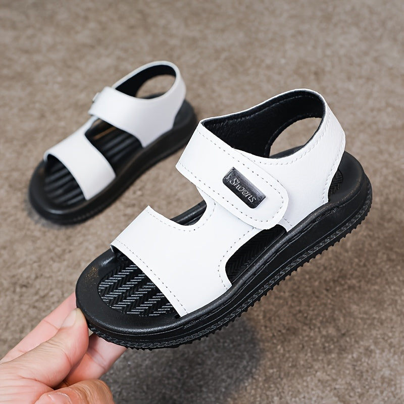 Kids Boys Summer Sandals Non-Slip Open Toe Strappy Beach Shoes Lightweight