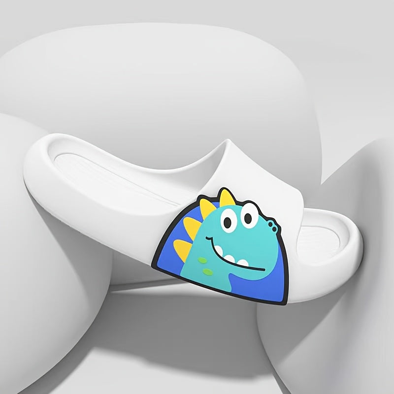 Kids' Cartoon Dinosaur Slides Waterproof Anti-Slip EVA Indoor Outdoor Casual Shoes