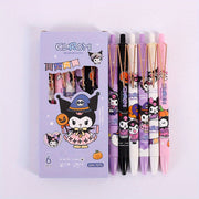 Gel Pen Set with Bright Metal Clip Ergonomic Design Black Ink for Office and Creative Use