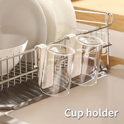 Set of 6 Kitchen Organizers Hanging Baskets for Utensils and Cups Space Saver