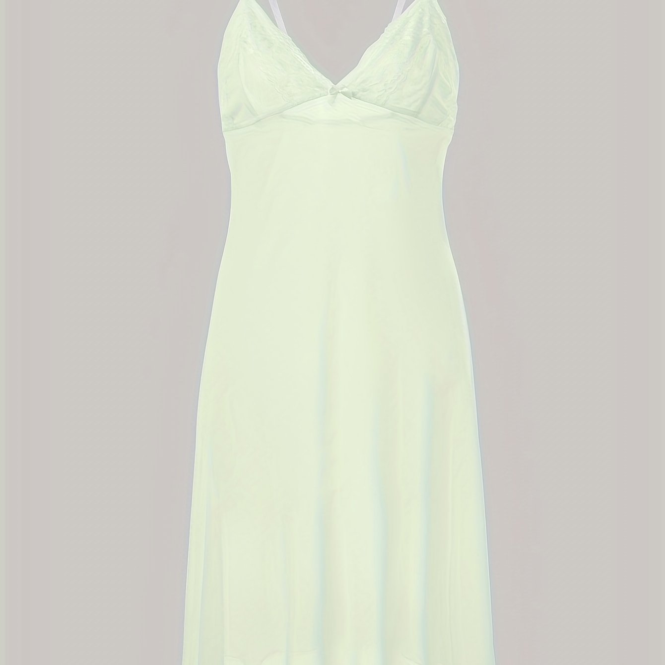 Women's Lace Mesh Slip Dress V-Neck Backless Lingerie