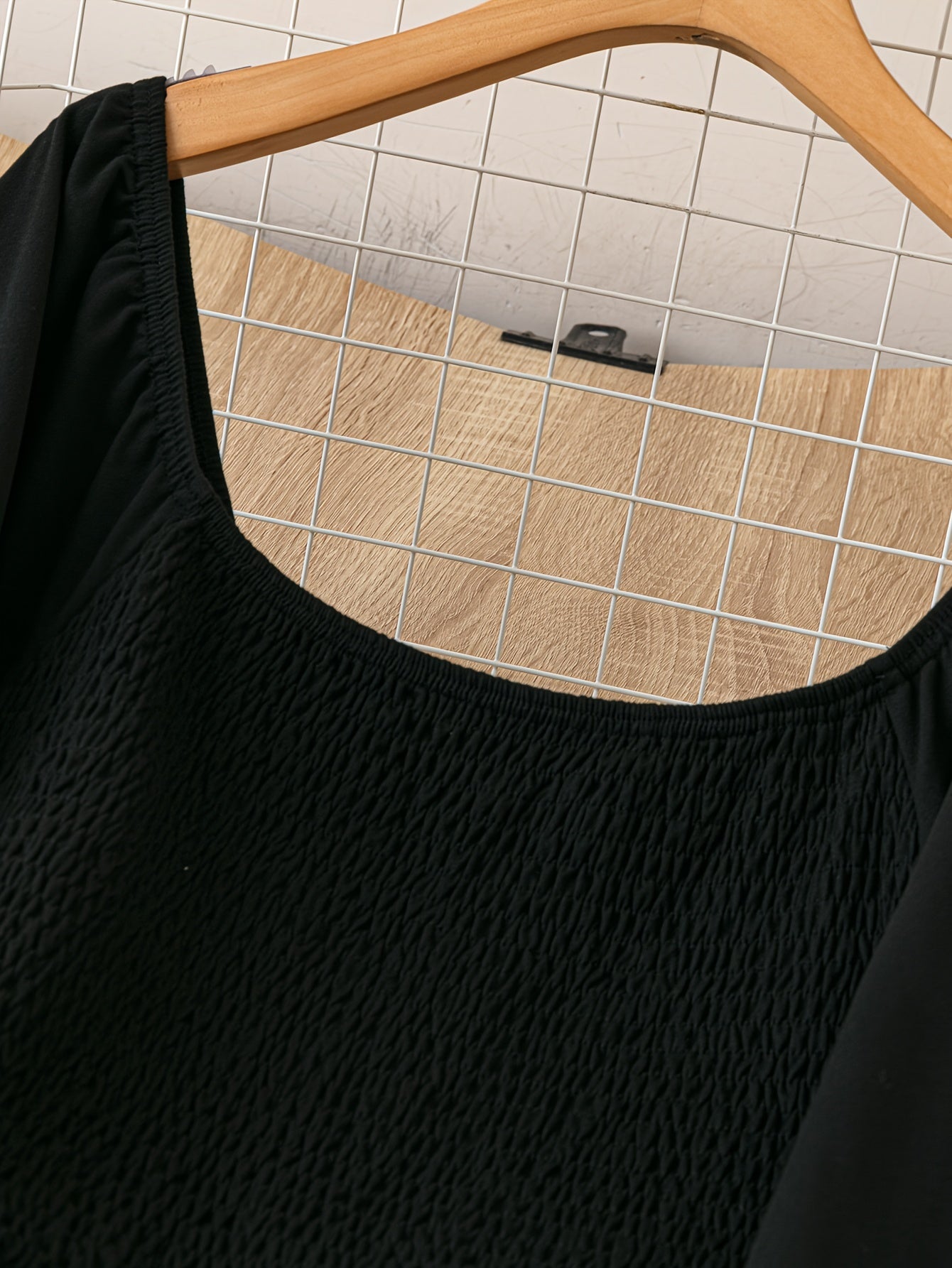 Plus Size Womens Off-Shoulder Pants Black All-Season Formal Casual Trousers