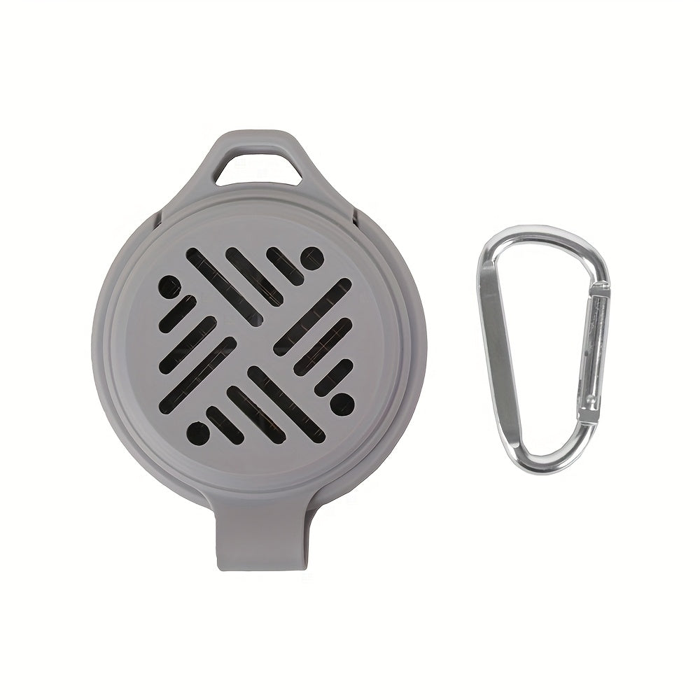 Silicone Mosquito Coil Holder with Windproof Strap for Camping Outdoor