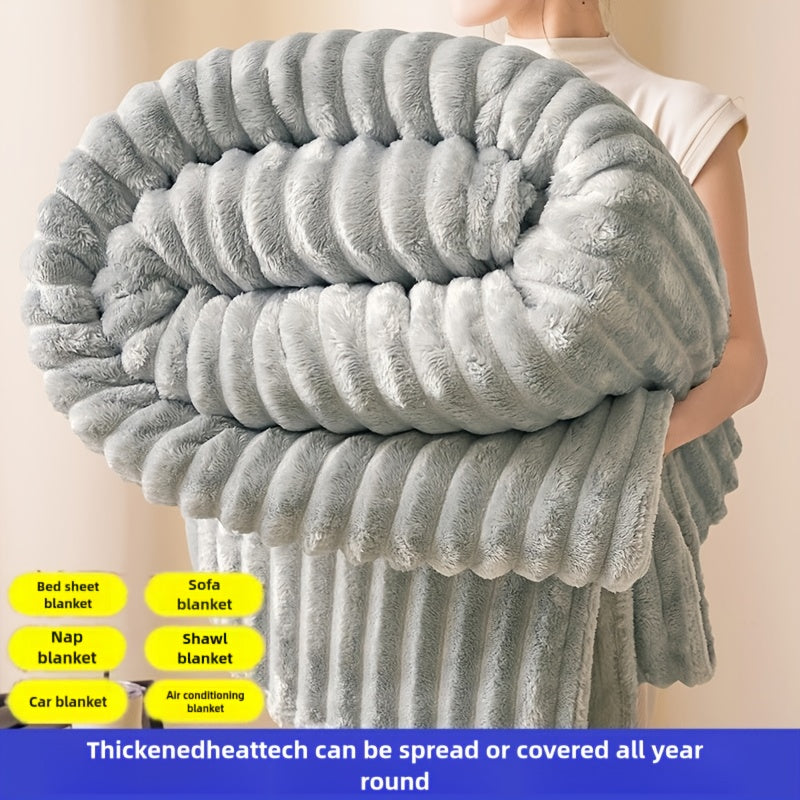 Faux Fur Blanket for Adults and Kids Soft Fluffy Travel Sofa Bed Decor