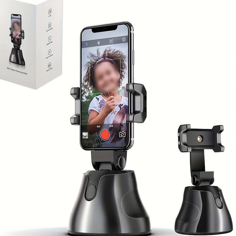 360 Rotation Auto Tracking Phone Tripod Selfie Stick with Remote for Face and Object Tracking