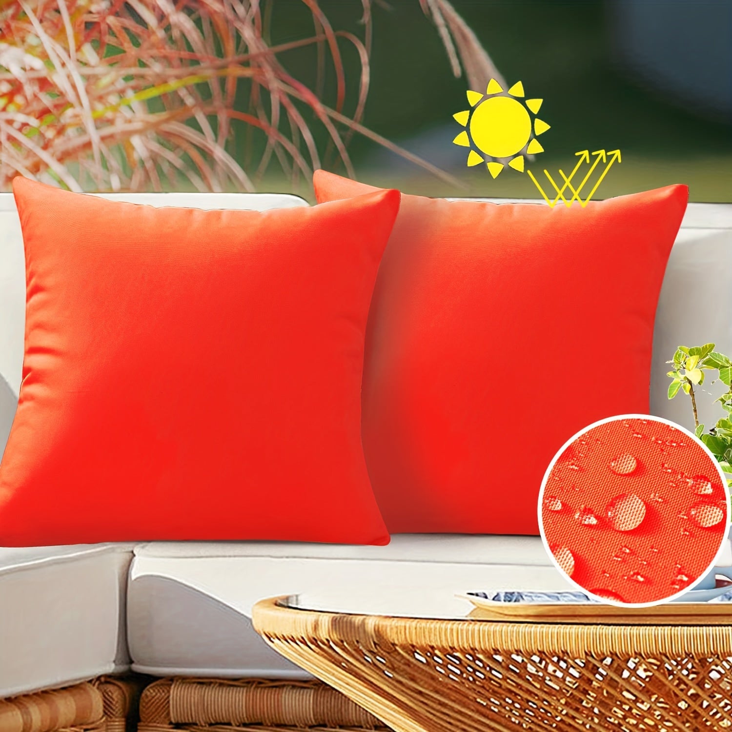 Водонепроницаемые наружные наволочки для мебели на улице, садовой скамейки, крыльца, дивана и домашнего декора