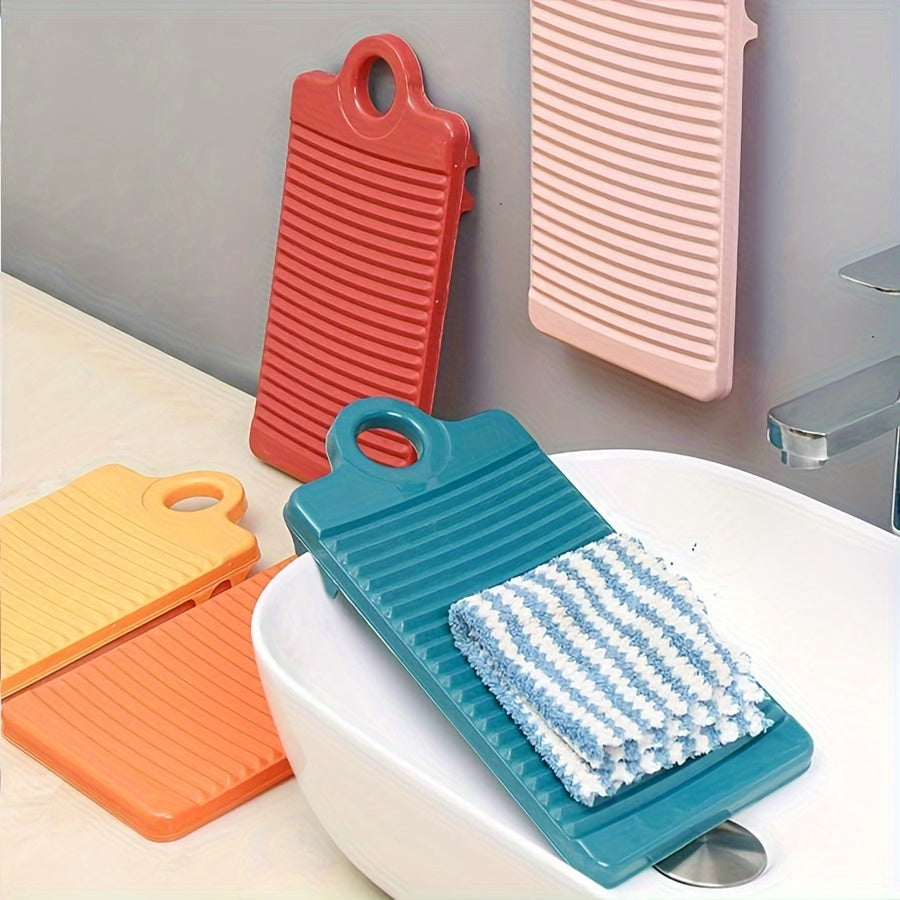 Mini Plastic Laundry Boards 2-Pack Non-Slip Portable Hand Washing Clothes