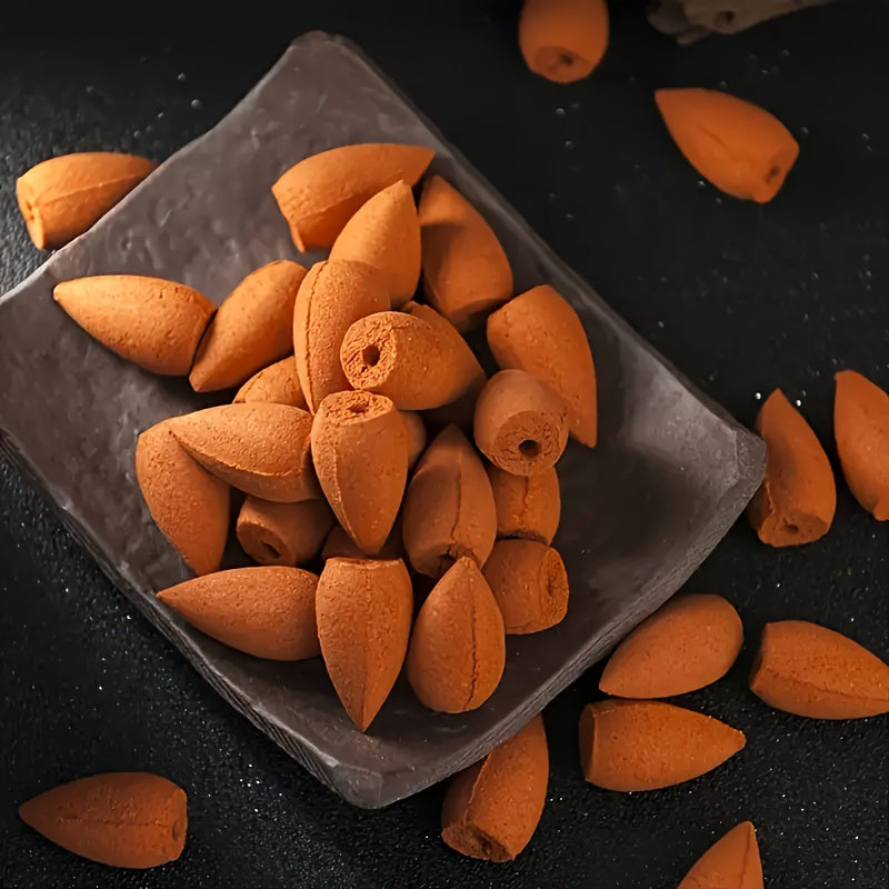 Sandalwood Rose Agarwood Incense Cones for Home Fragrance Yoga Relaxation Not Included