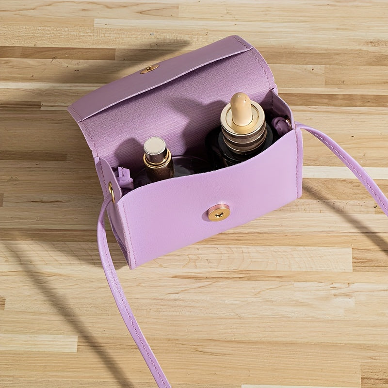 Anime Mushuk Crossbody Sumka, sozlanadigan kamar bilan, yengil tokchali qulflash, kundalik, toʻgʻri rang