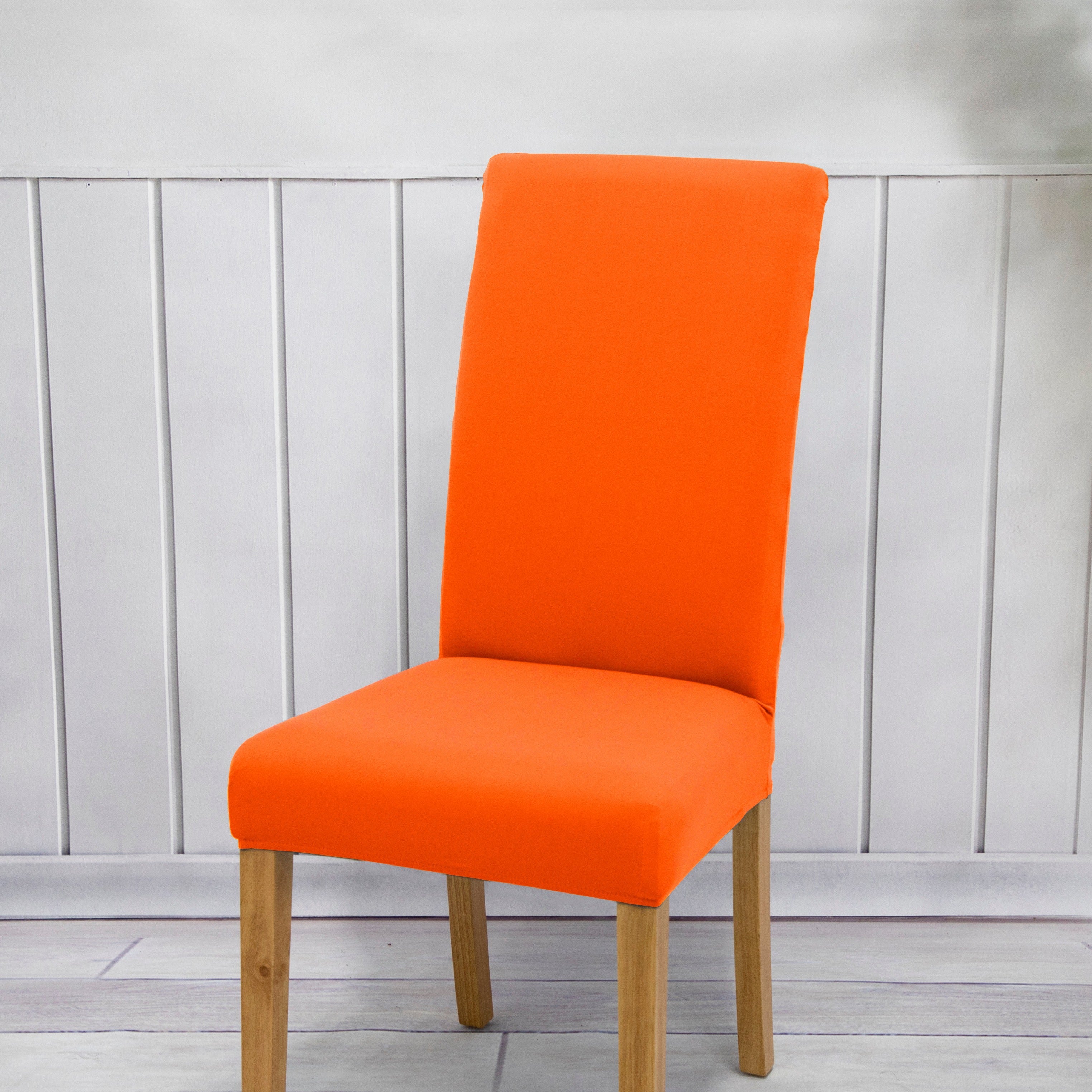 Молочный шелковый чехол для стула для столовой, отеля, церемонии, эластичный, защищает мебель