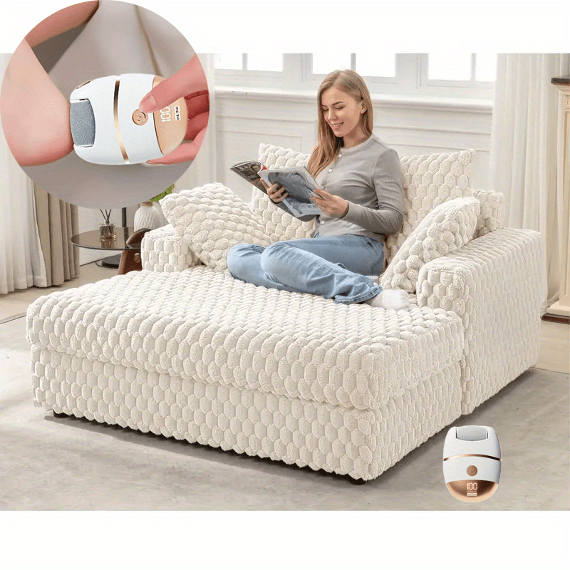 Molinillo eléctrico recargable para pies con batería de litio, dos velocidades, inalámbrico, luz LED