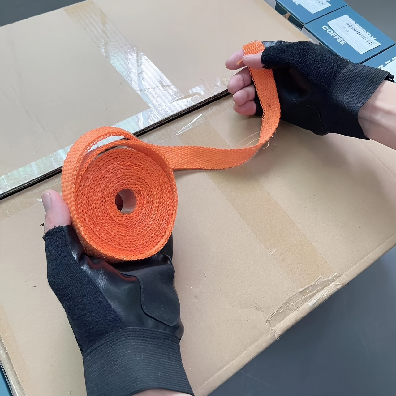 Colored Fiberglass Insulation Tape 5M High Temperature Heat Resistant Exhaust Wrap