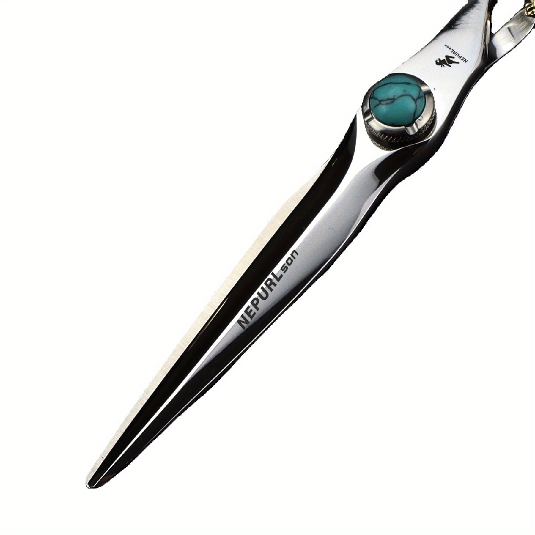 6-Inch Professional Hairdressing Scissors Texturizing Shears for Dry and Textured Hair Right-Handed Gold Tiger Design