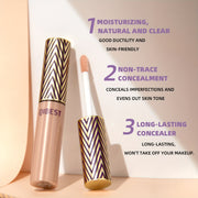 Liquid Concealer Waterproof Sweat-Proof Long-Lasting Full Coverage Stick