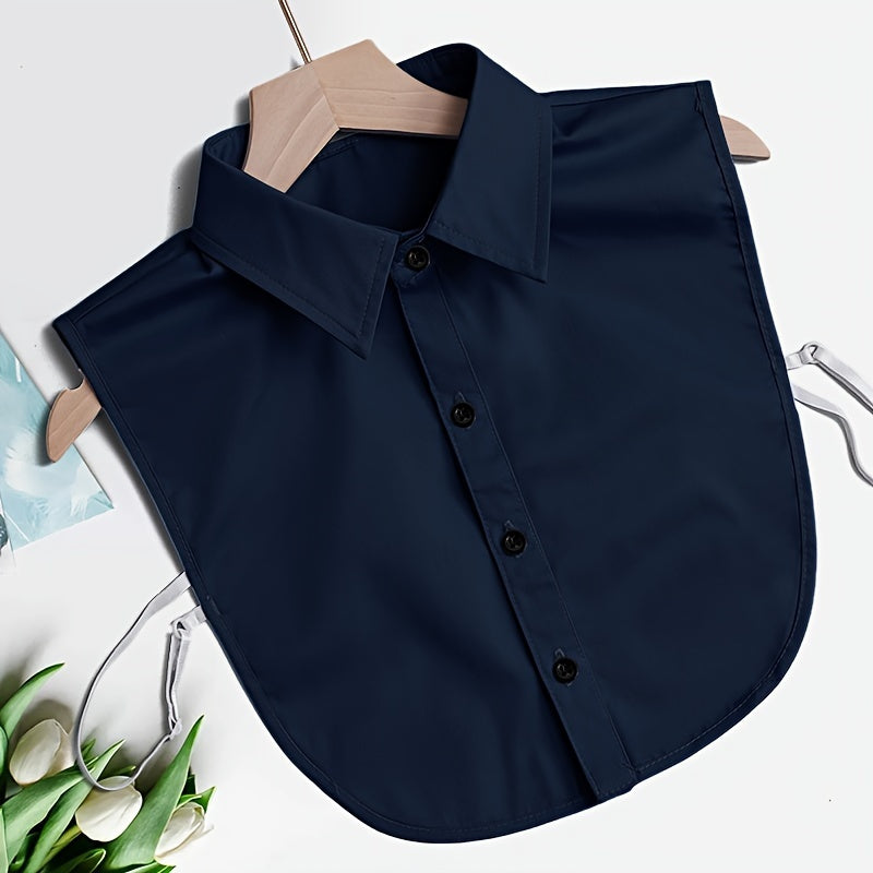 Erkaklar uchun ajraladigan polyester toʻqilgan kofta boʻynigʻi uchun aksessuar, uniseks