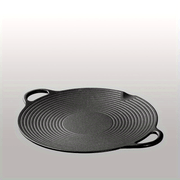 Cast Iron Skillet with Two Handles for Grilling and Frying Suitable for Gas and Induction Stoves