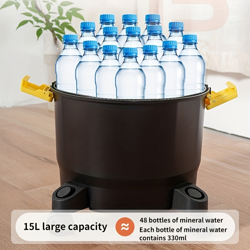 Wet and Dry Household Vacuum Cleaner 4-Gallon Capacity with HEPA Filter and Powerful Suction