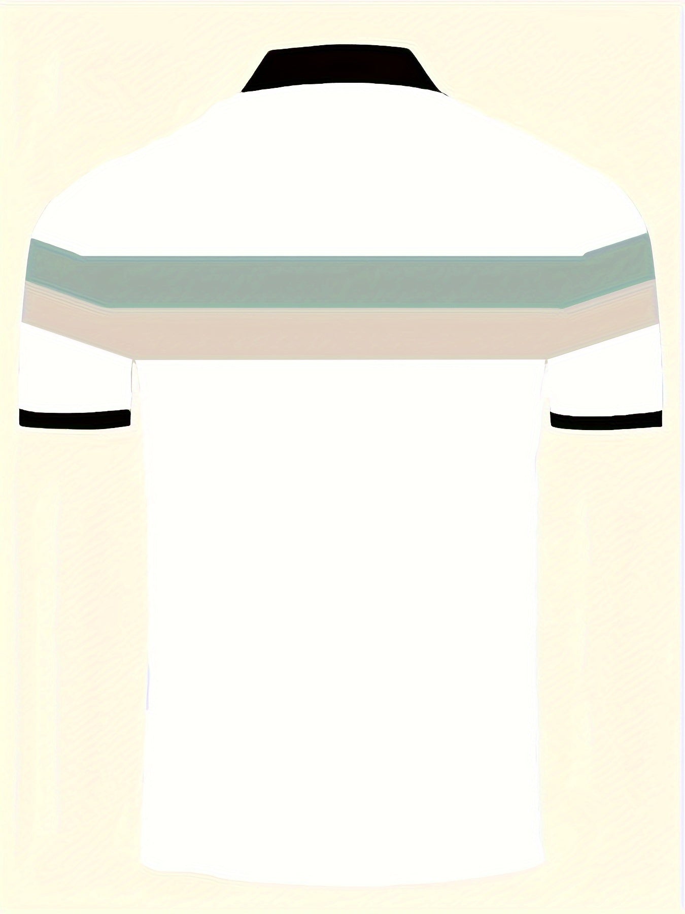 Erkaklar uchun tasodifiy blok rangli polo koftasi, polyester to'qima matosidan tayyorlangan, lapel yaka va tugma tafsilotlari bilan, barcha mavsumlar uchun kiyish uchun.