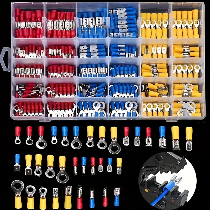 Universal Insulated Cable Connectors Kit 102pcs Automotive Marine Wiring