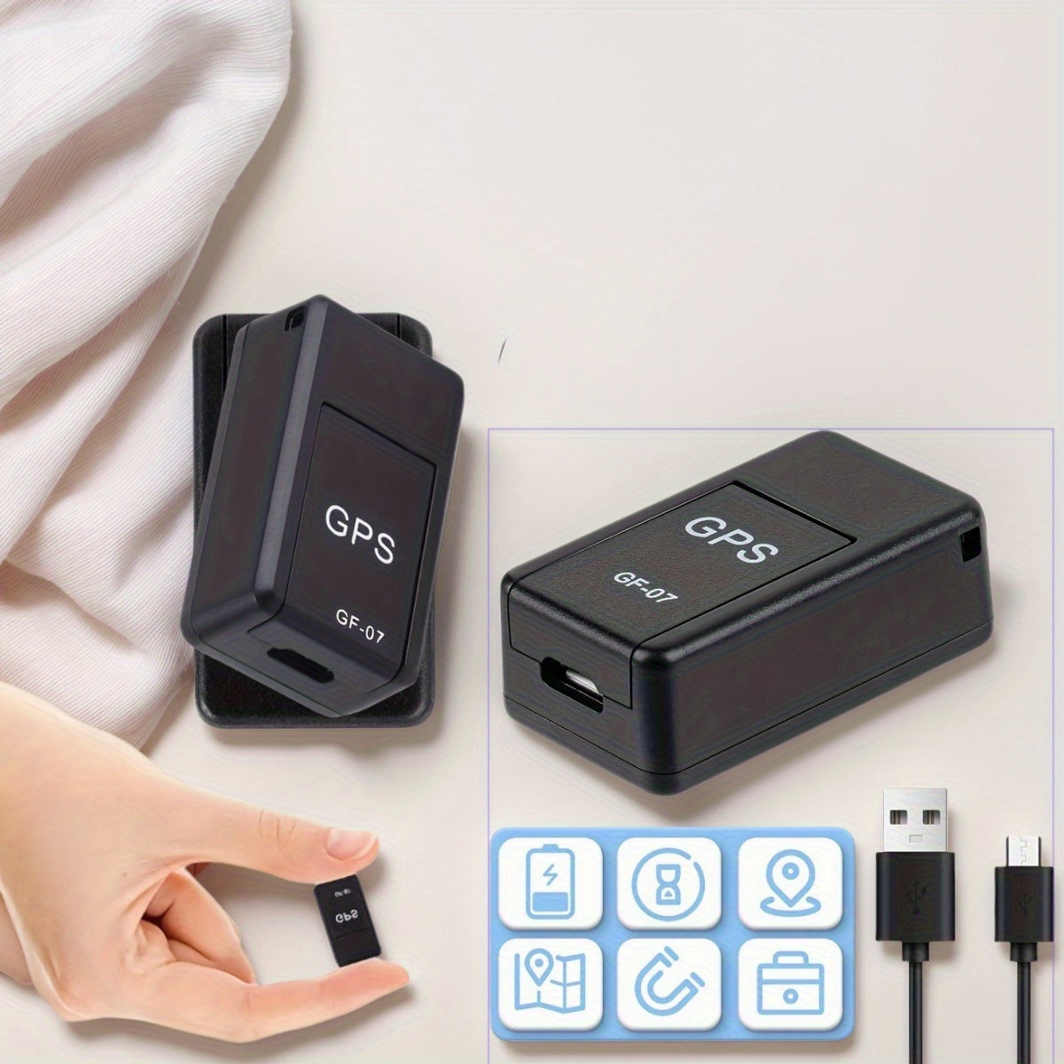 Encryption Device with Rechargeable Lithium Battery and USB Charging for Personal Protection Electronics