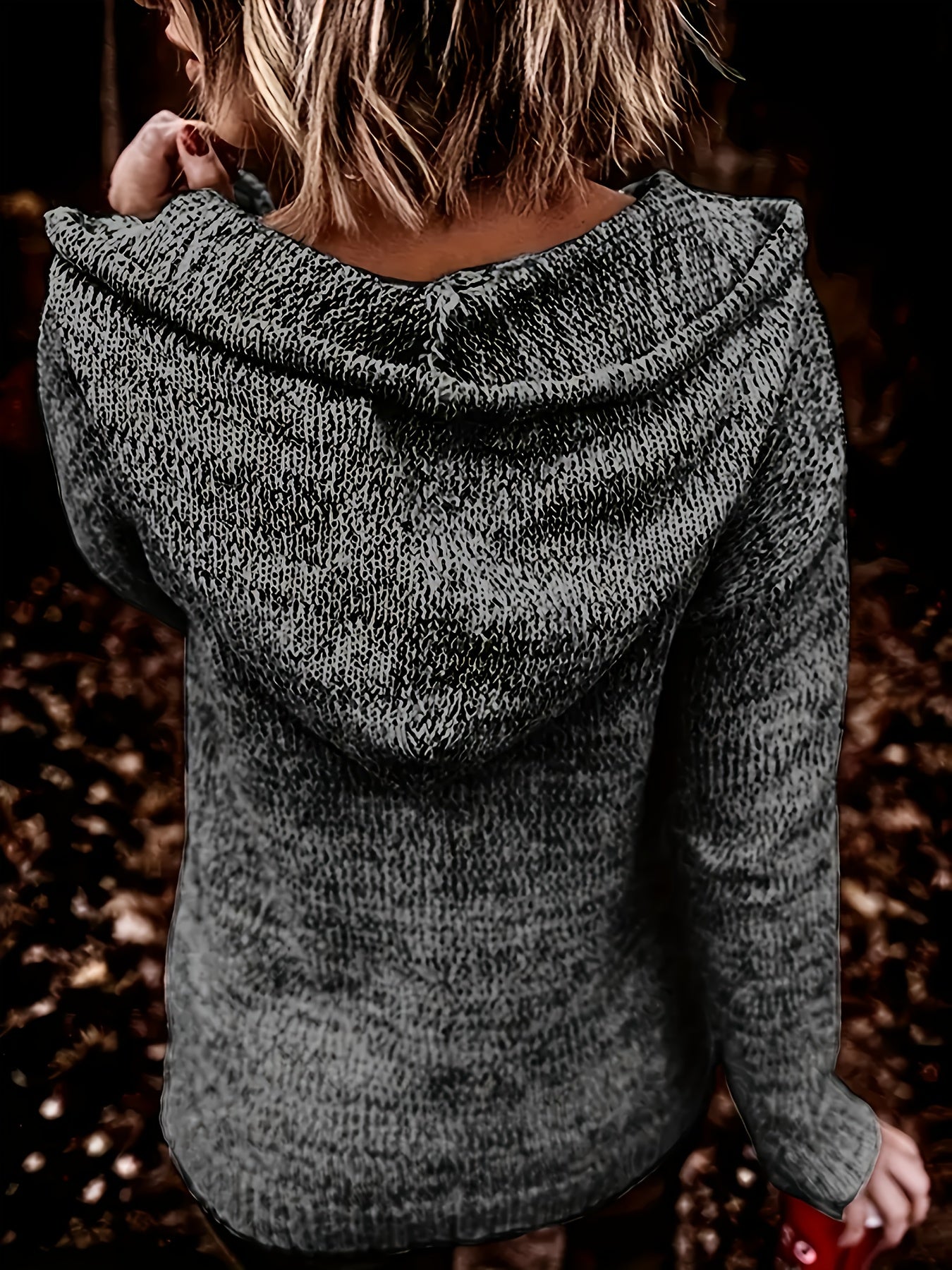 Women's Oversized Hoodie Sweater Cozy Solid Color Fall Winter Long Sleeve