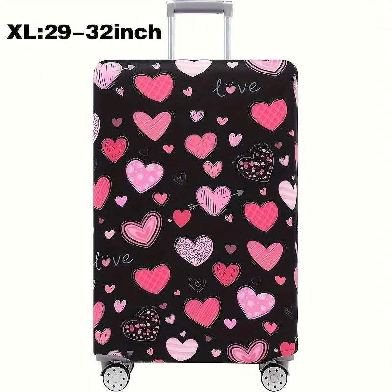 Cartoon Patterned Elastic Luggage Cover for Travel Suitcase or Duffle Case