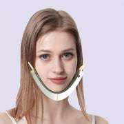 Rechargeable Facial Massager Belt with USB Charging and Gentle Vibrations for Men and Women