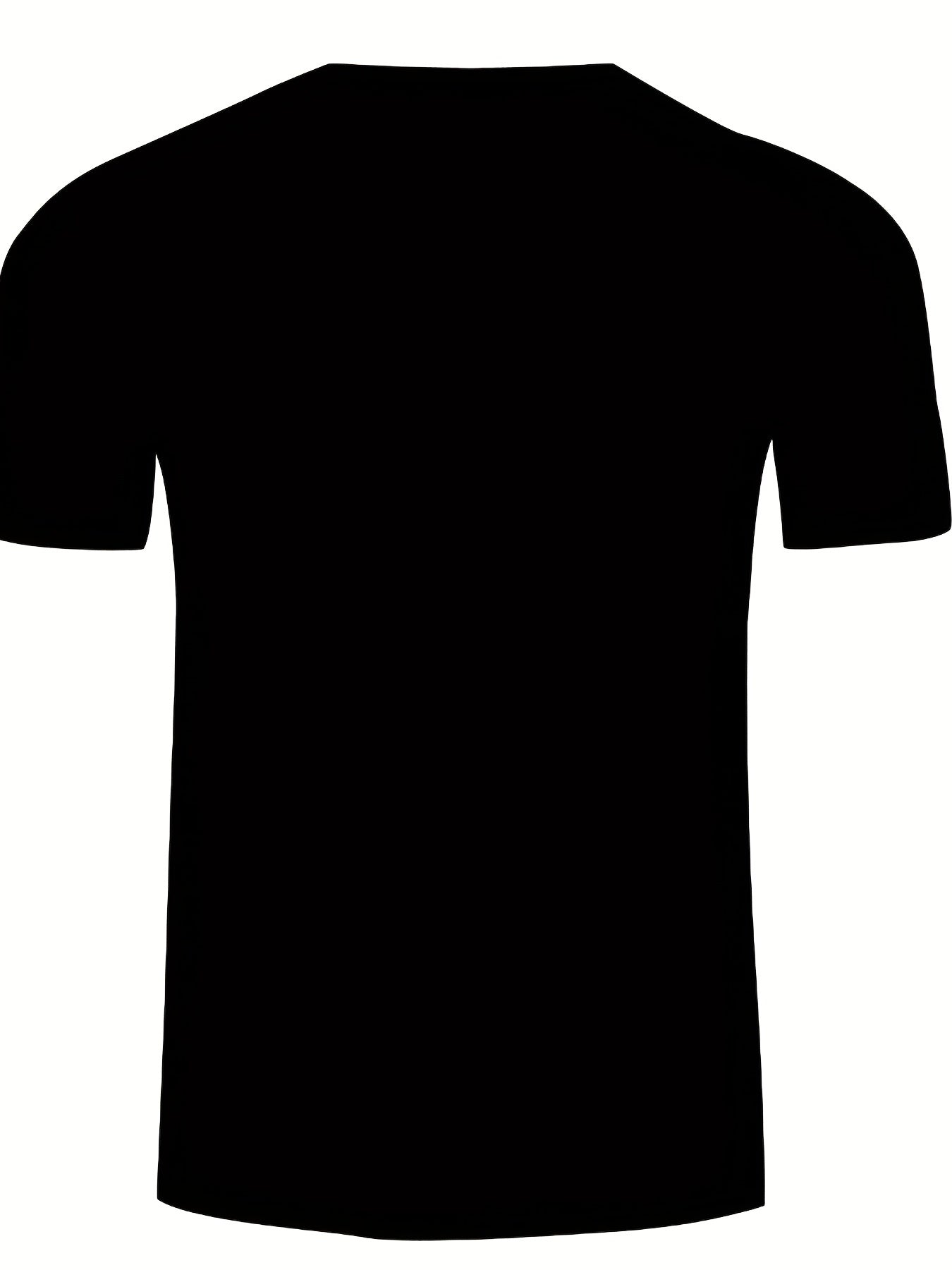 Мужская черная футболка с 3D-принтом черепа, круглый вырез, короткий рукав, полиэстеровая смесь, летняя повседневная